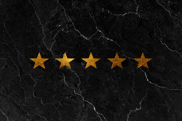Golden star vector icons. Stars collection. Golden and Black set of Stars, isolated. Star icon. 5...