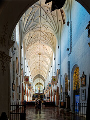Wnętrze katedry oliwskiej - Gdańsk Oliwa - obrazy, fototapety, plakaty