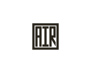 AIR Logo design vector template