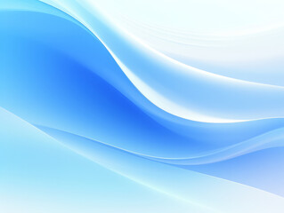 Abstract background featuring light blue flowing shapes on a paler blue gradient.