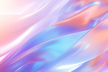 Close Up of Vibrant Blue and Pink Background