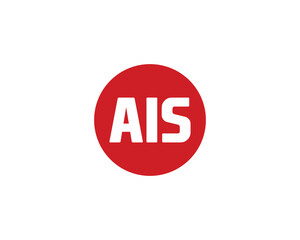 AIS Logo design vector template