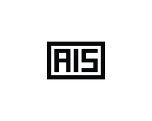 AIS Logo design vector template