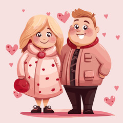 couple in valentine day