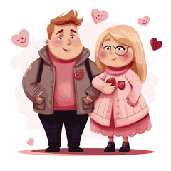 couple in valentine day