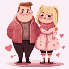 couple in valentine day