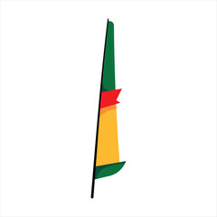 Guyana Element Independence Day Illustration Design Vector