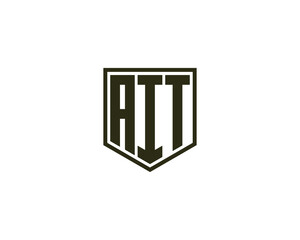 AIT Logo design vector template