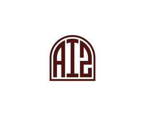 AIZ Logo design vector template