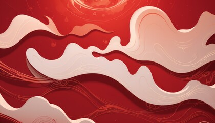 chinese new year background or chinese abstrack background - obrazy, fototapety, plakaty