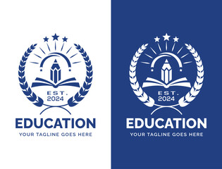 University and college school crests and logo emblems