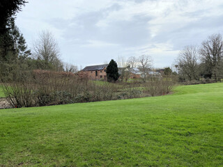 Obraz premium A view of the Shropshire Countryside at the Hill Valley in Whitchurch