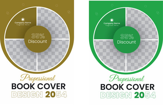 Creative Book Cover Design . vector design and brochure design . 