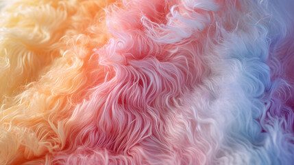 Abstract wave of colorful wool background