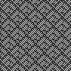 Seamless pattern. Lines, circles ornament. Dashes, dots illustration. Strokes, rounds wallpaper. Striped, dotted background. Hatches, spots image. Geometric backdrop. Textile print, abstract. Vector.