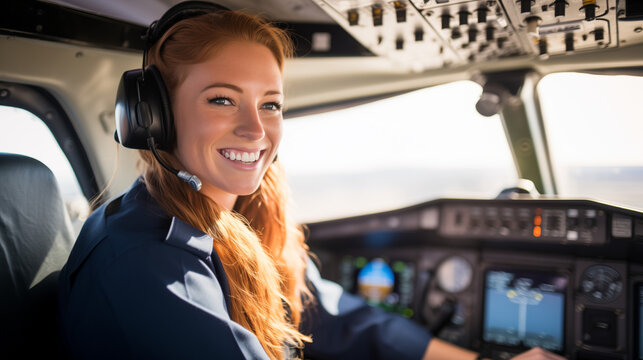 Female Commercial Flight Pilot