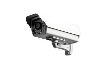Security camera isolated on white or transparent background.