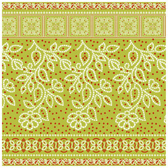 Seamless bandana pattern graphic art work design.