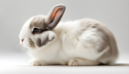Obraz premium Isolate cute rabbit