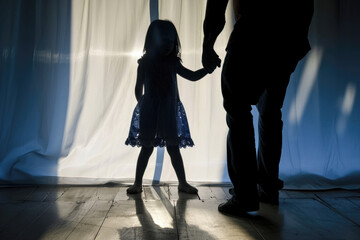 Unveiling the Shadows: Addressing Domestic Violence, Injustice, and Aggressive Lifestyles Impacting Family Relationships - obrazy, fototapety, plakaty