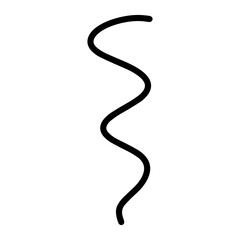 Hand drawn line doodle.