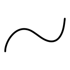 Hand drawn line doodle.