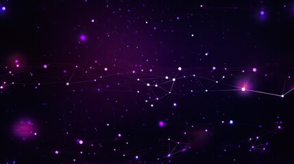 Abstract seamless technology background with lines and stars. A vibrant and futuristic illustration with glowing lines and sparkling stars.