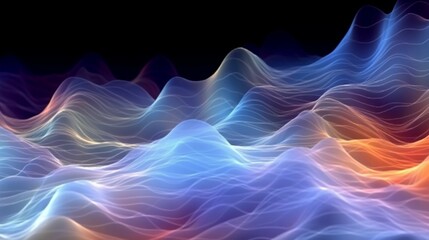 Obraz premium Digital abstract background Can be used for technology Ai Generative