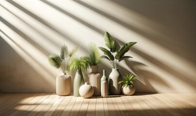 plant in a vase background