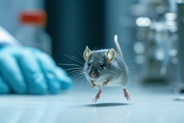 Doctor Chase Mouse in Lab