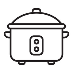 Rice Cooker line Icon.