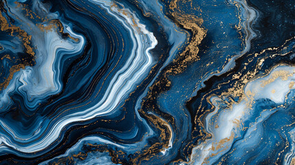 Deep blue with neutrals marble background 