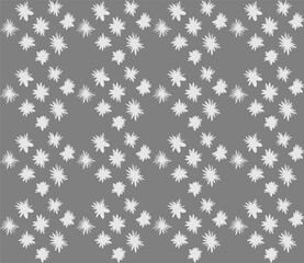 Seamless monochrome texture in the form of an abstract pattern of spots and blots on a gray background