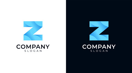 Letter Z logo alphabet vector symbol. Abstract initial letters Z monogram logo template, icon for business