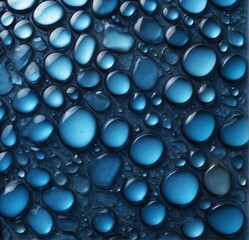 blue water drops background