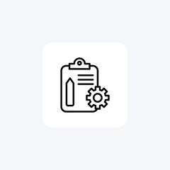 Database black outline icon , vector, pixel perfect, illustrator file