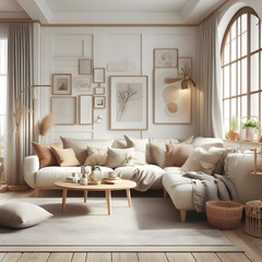 Modern Minimalist Living Room 