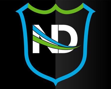 NEW BEST ND creative initial latter logo.ND abstract.ND latter vector Design.ND Monogram logo design .company logo