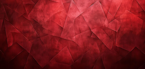 Naklejka premium Dark grunge background with abstract red shards.
