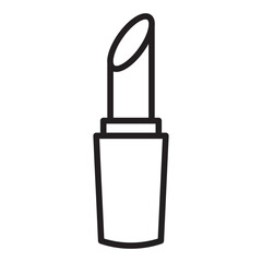 Lipstick line Icon.