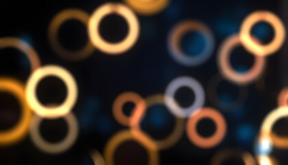 Abstract bokeh colorful lights background 
