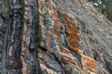 stone background with space for design. Mountain close-up.