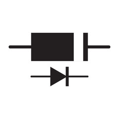 Electric diode icon vector illustration design