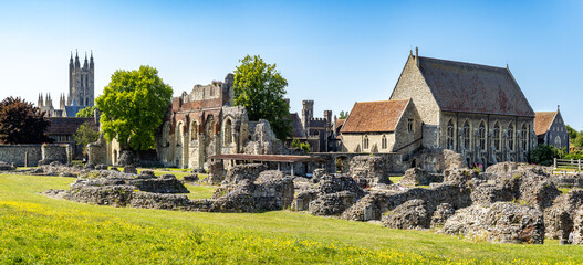 St. Augustine’s Abbey in Caterbury city, England