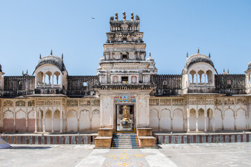 views of pushkar mandir temple, india