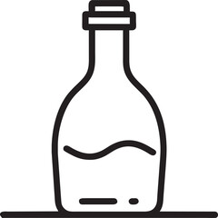 bottle, icon