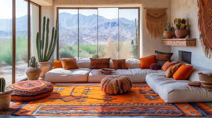 Vibrant Decor in a Bohemian Haven. Charm of the Orient