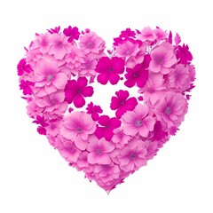 illustration of rose heart, vector of woman’s day, beautiful flowers for mother's day and valentine's day, heart made of flowers for valentine’s day