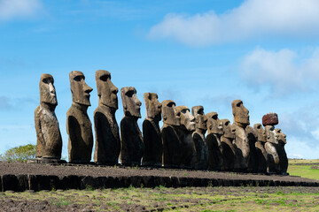 Moáis de Tongariki, Rapa Nui, Isla de Pascua