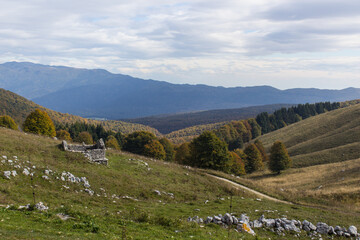 Fototapeta na wymiar Panorama Pizzoc